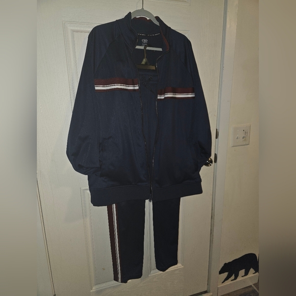 Other - Navy Blue Tracksuit with Stripes